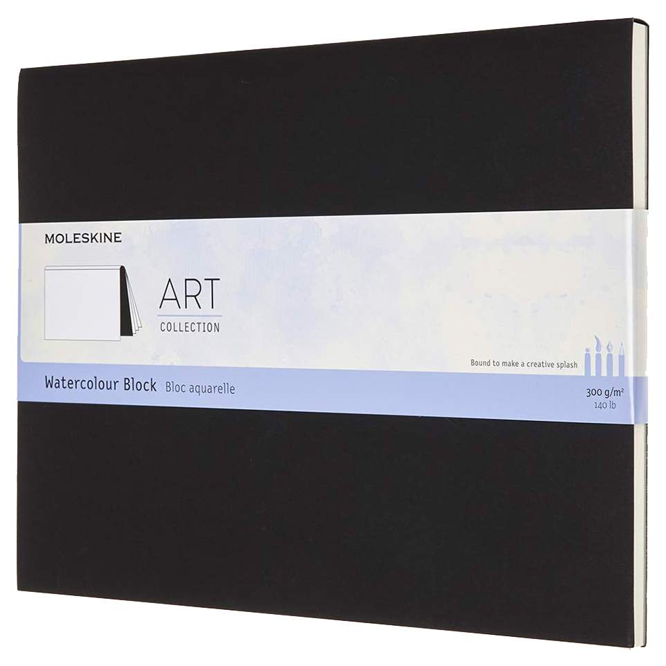 Блокнот "Art Watercolor" Xlarge, 36 листов, нелинованный, черный