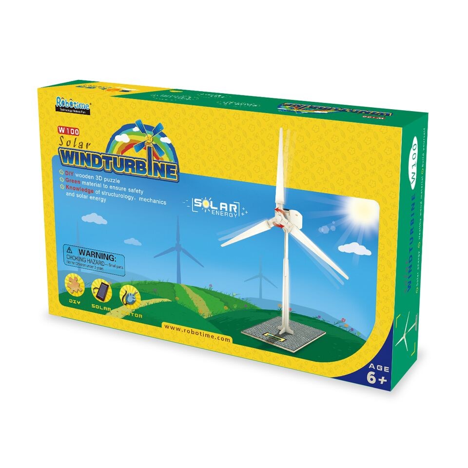 Robotime solar wind store turbine