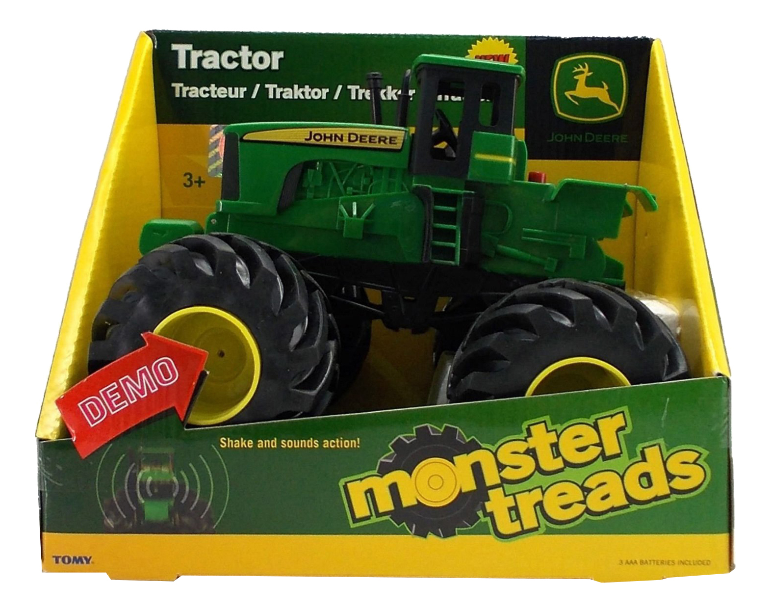 Трактор Tomy John Deere - Monster Treads зеленый – купить в Москве, цены в  интернет-магазинах на Мегамаркет