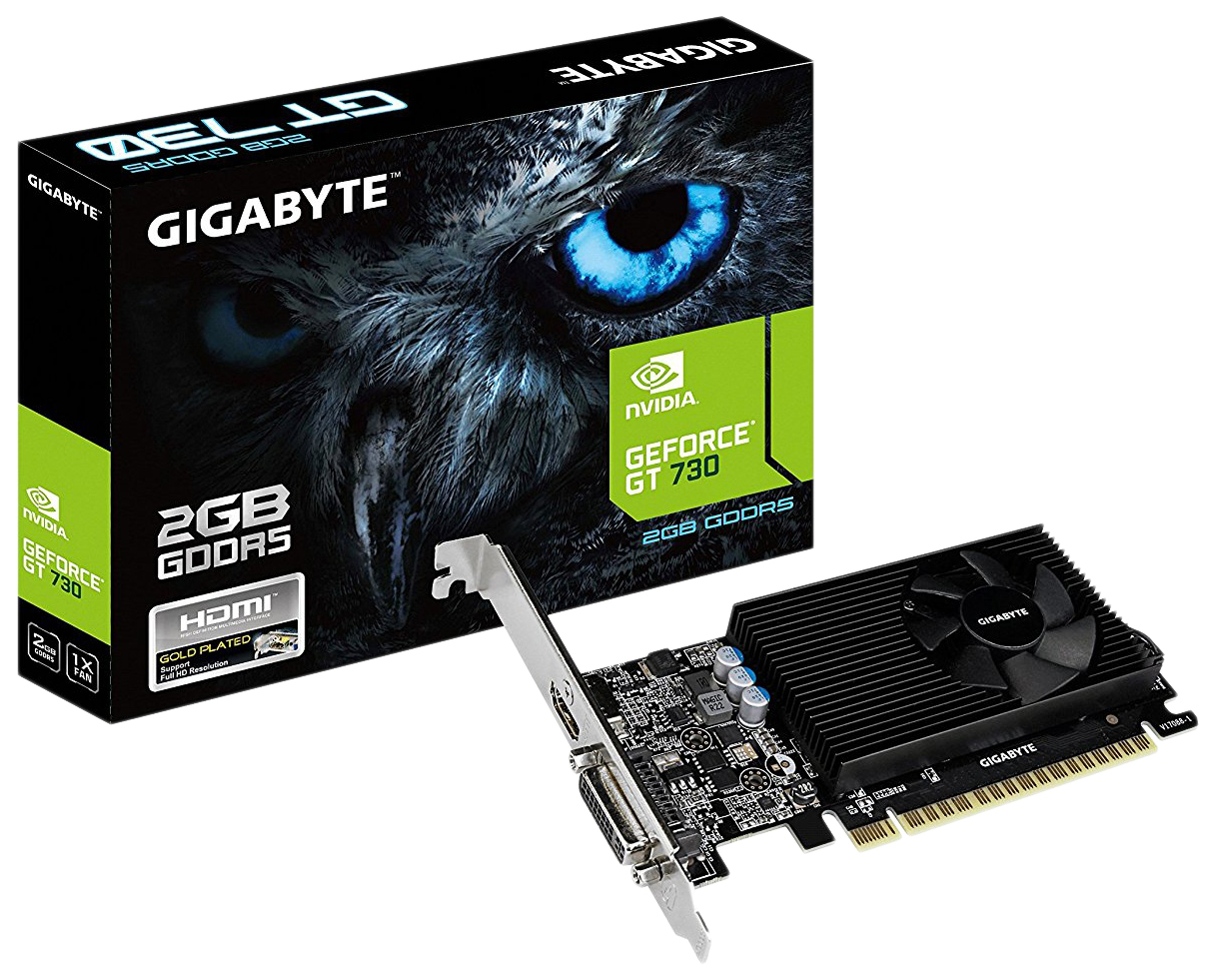 Видеокарта GIGABYTE nVidia GeForce GT 730 (GV-N730D5-2GL)