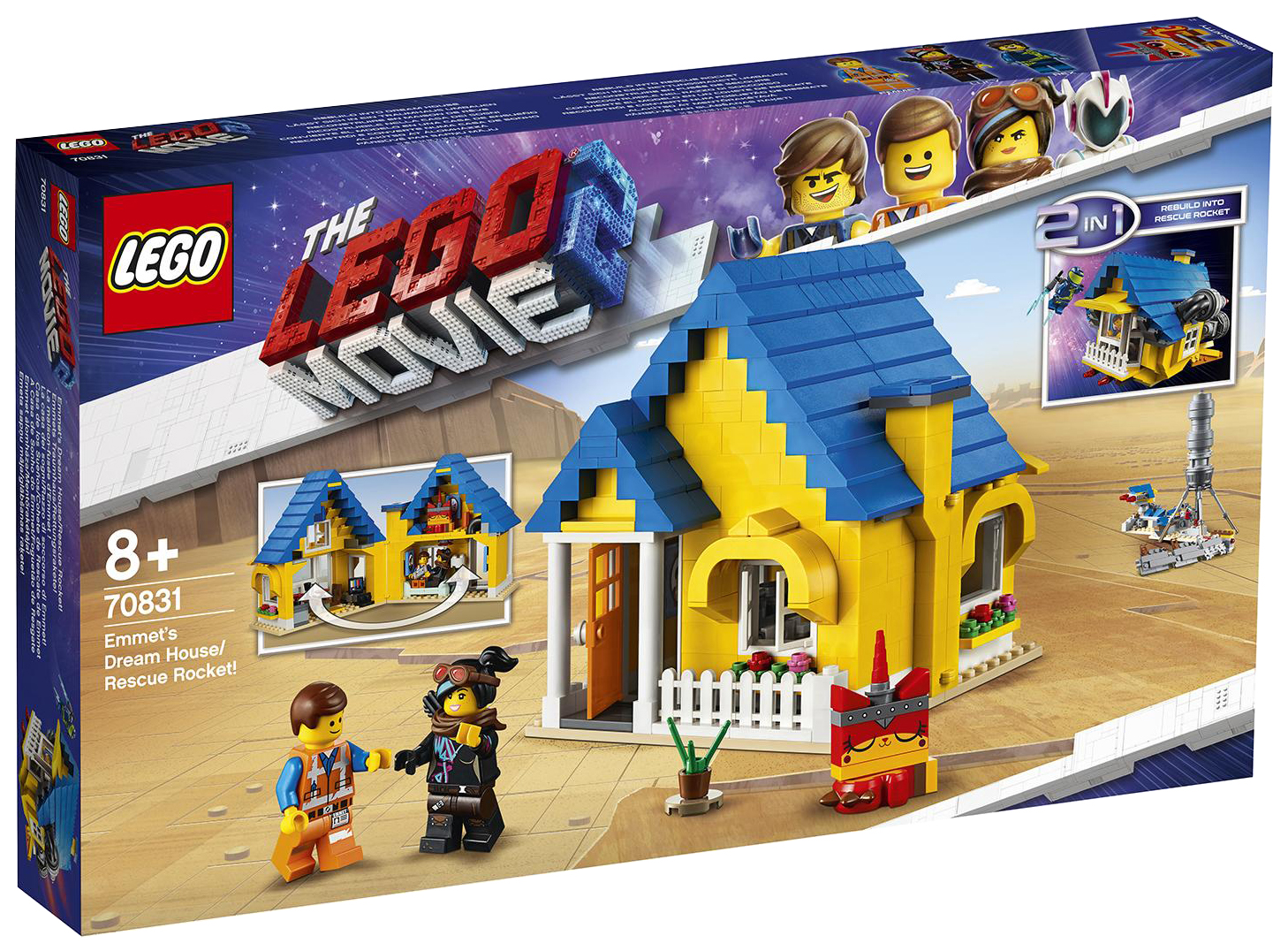 Купить конструктор LEGO Movie 70831 Дом мечты / Спасательная ракета  Эммета!, цены на Мегамаркет | Артикул: 100024215933