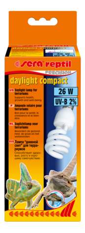 Ультрафиолетовая лампа для террариума Sera Reptil Daylight Compact 2%, 26 Вт