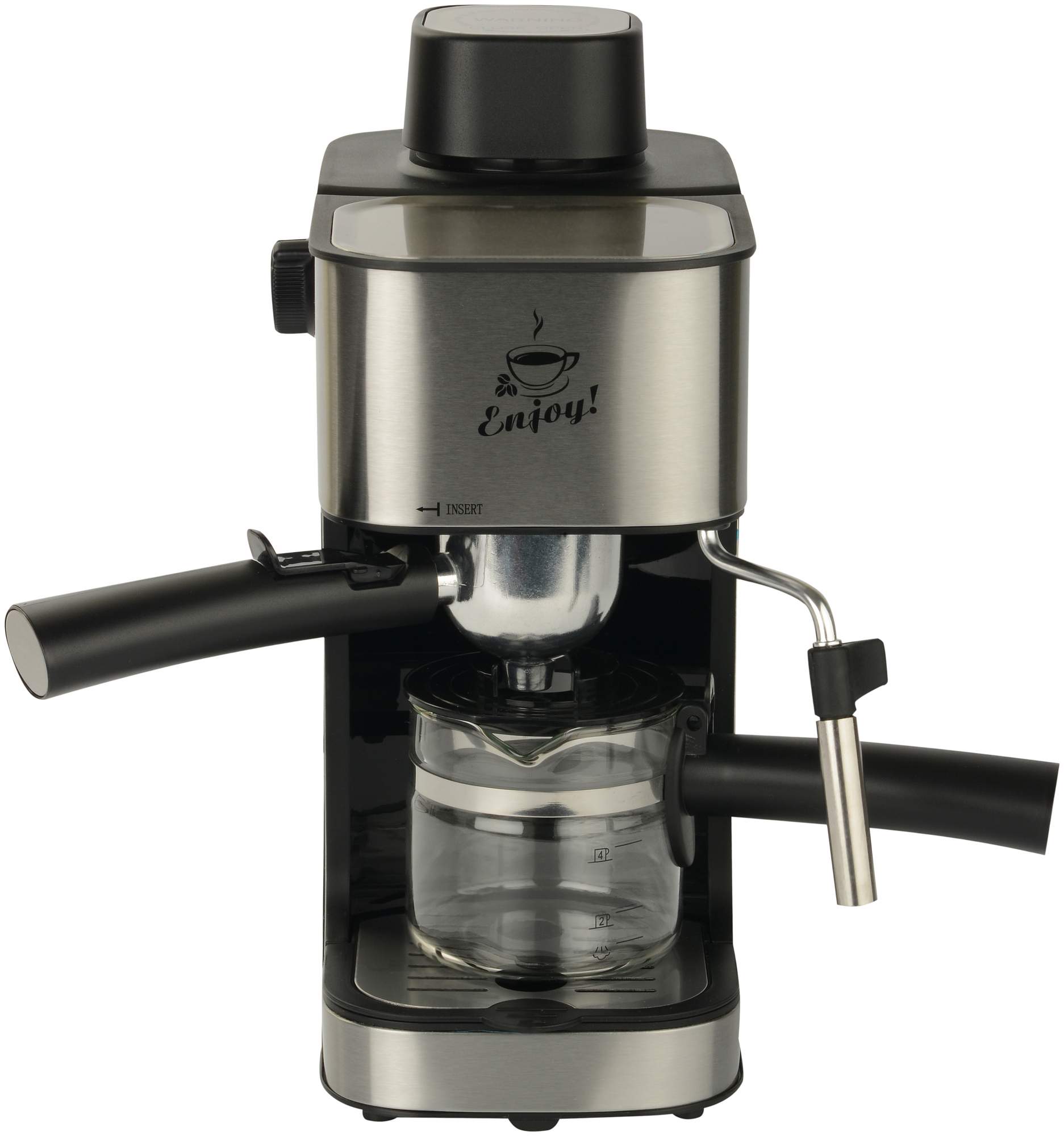 Рожковая кофеварка First Espresso FA-5475-2 Black-Bruched
