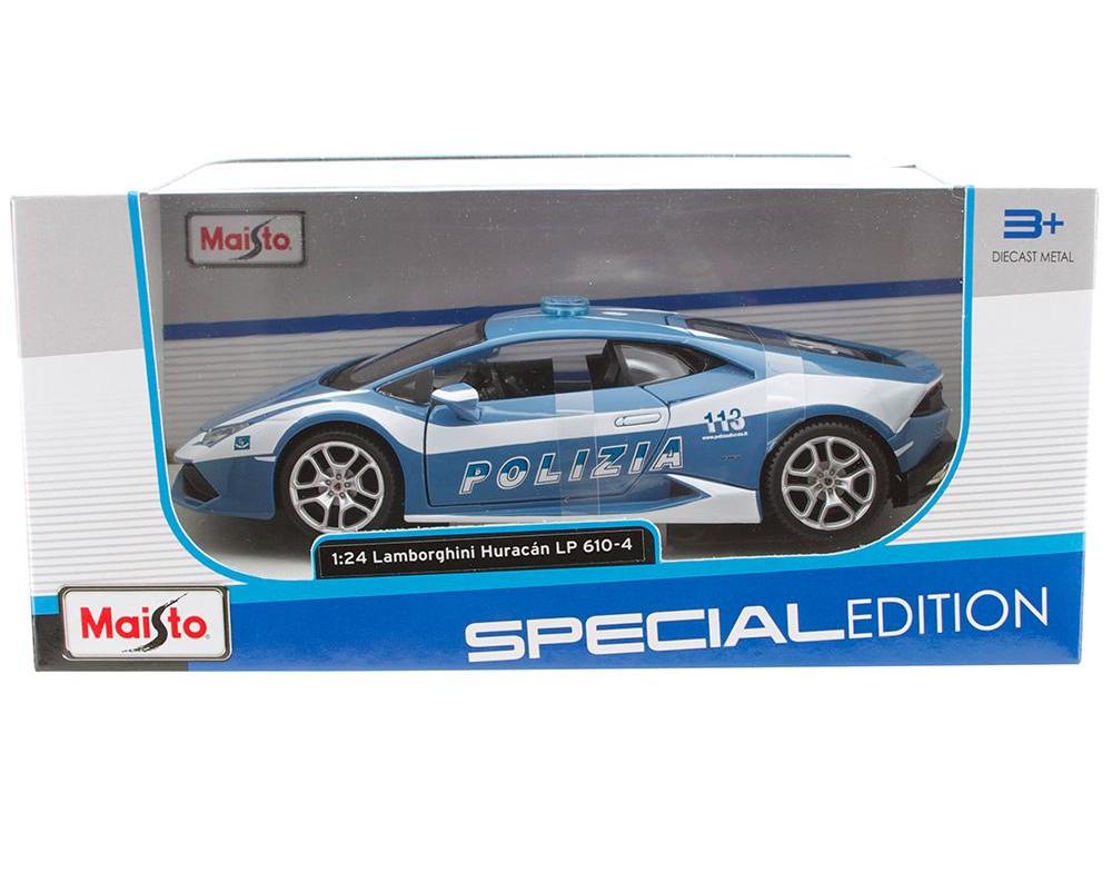 Машинка Maisto 1:24 Lamborghini Huracan LP 610-4 Полиция – купить в Москве,  цены в интернет-магазинах на Мегамаркет