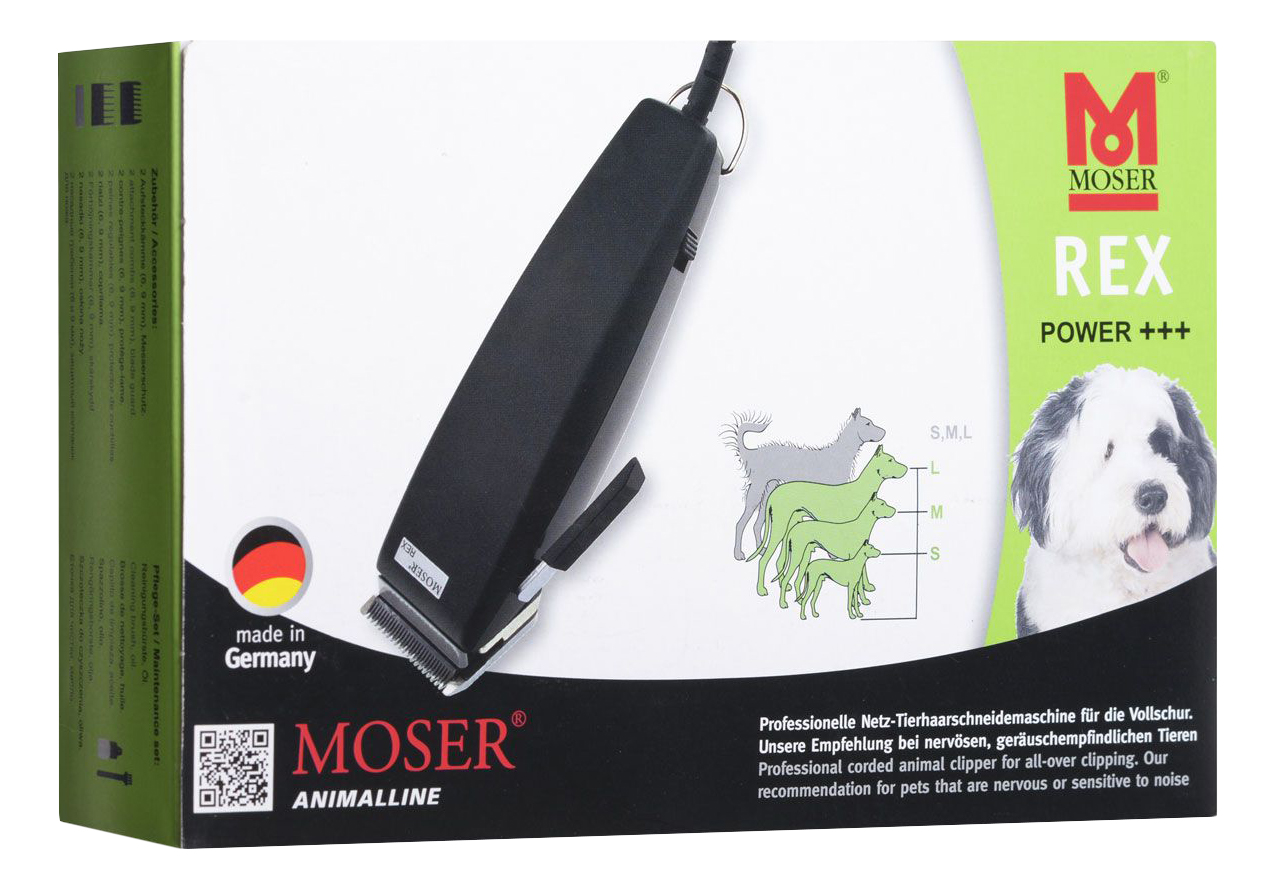Moser rex машинка для стрижки с ножом на винтах