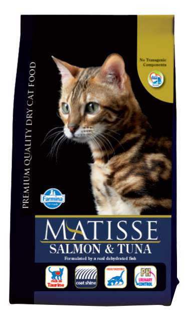 Сухой корм для кошек Farmina Matisse, лосось и тунец, 1,5кг