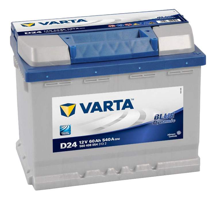 Купить аккумулятор для авто Varta Blue dynamic 5604080543132 60 Ач VL Euro (D24), цены на Мегамаркет | Артикул: 100020528535