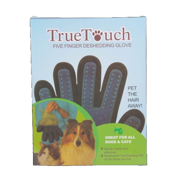 Перчатка для мытья собак и кошек TrueTouch