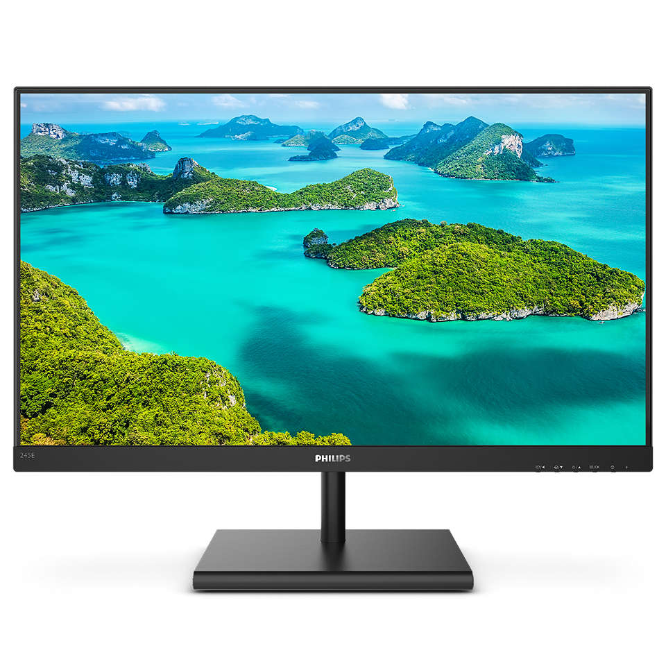 23.8" Монитор Philips 245E1S/00 Black 75Hz 2560x1440 IPS - купить в Alt-Dim, цена на Мегамаркет