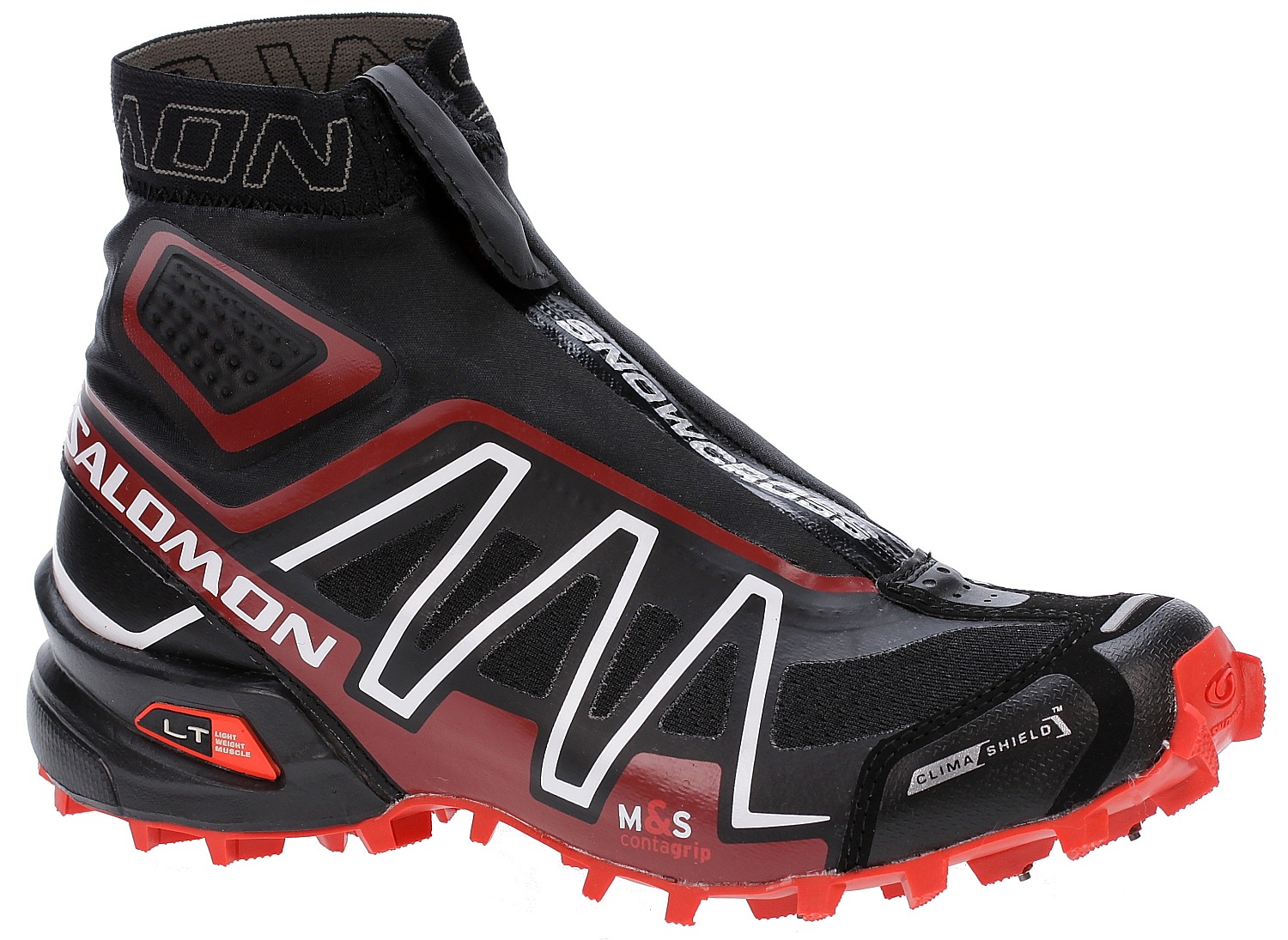 Кроссовки мужские Salomon Snowcross CS черные 8 UK - купить в Москве, цены  на СберМегаМаркет