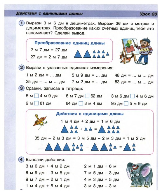 Поурочные планы по математике петерсон 2 класс