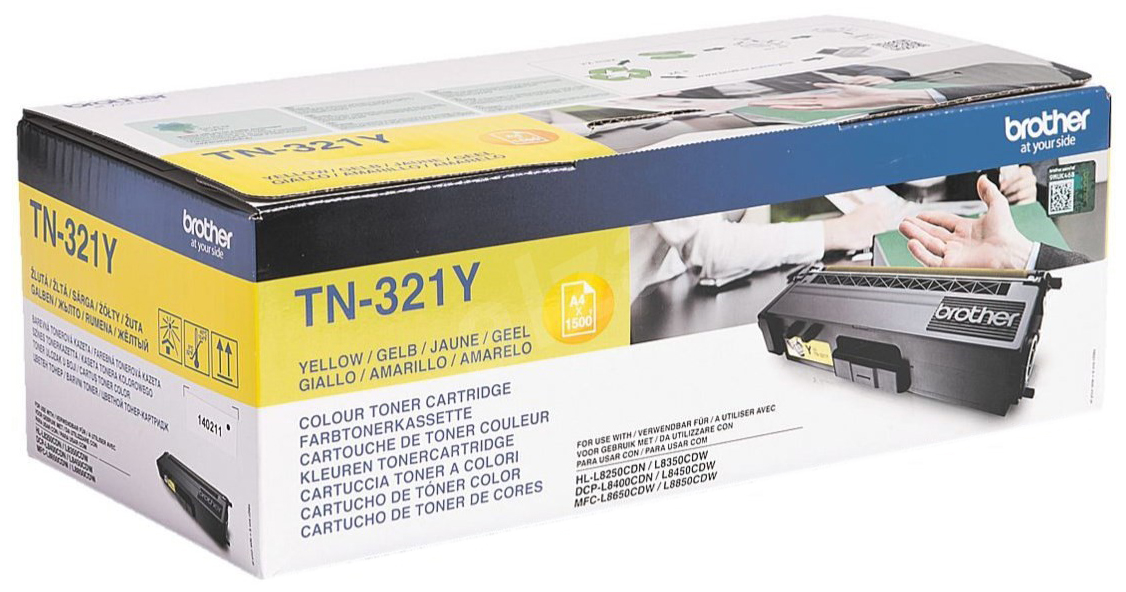 Картридж для лазерного принтера Brother TN-321Y, желтый, оригинал