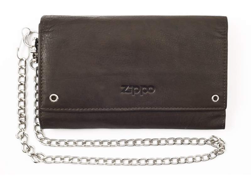 Бумажник Zippo, коричневый, 17x3,5x11 см