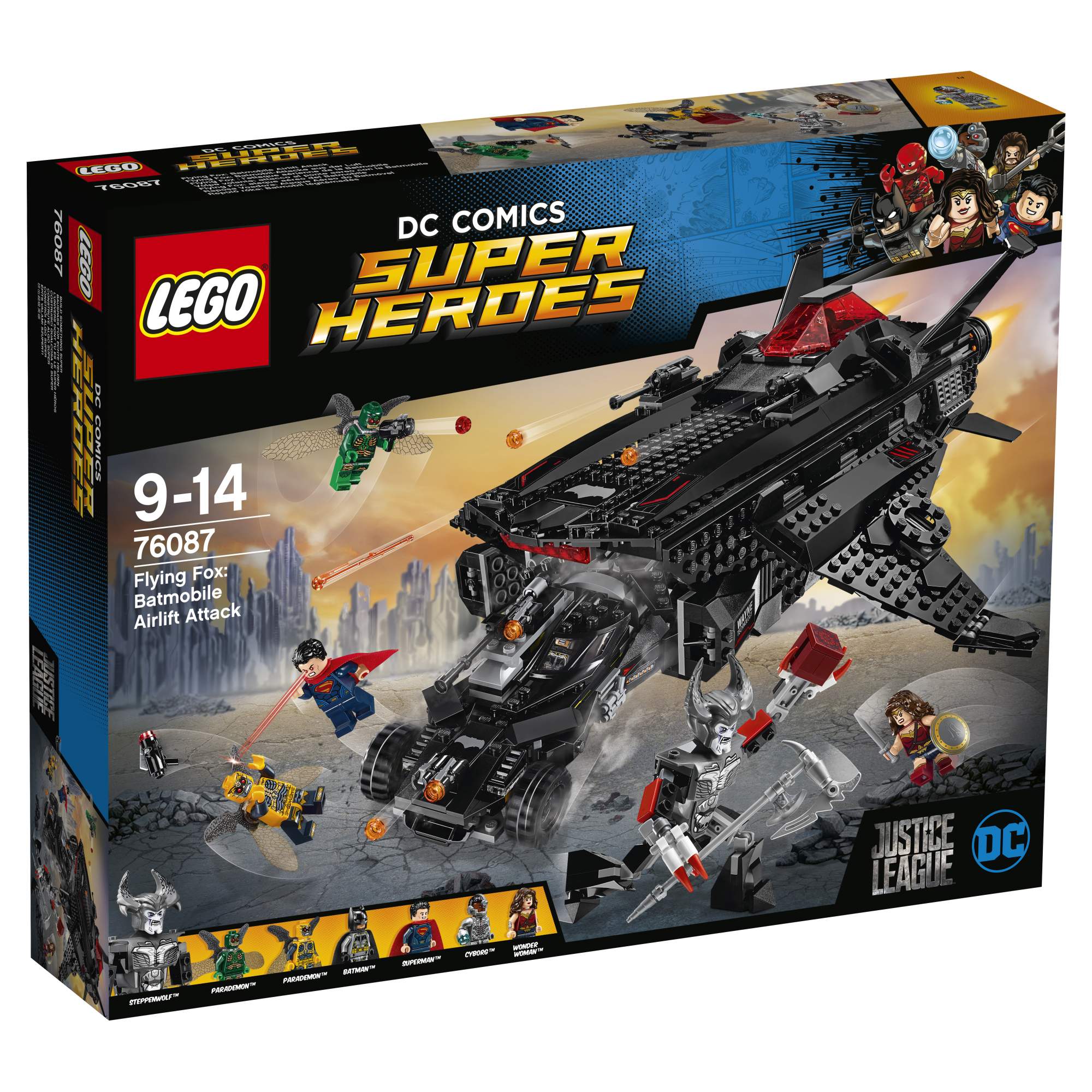 Крутые наборы. Лего 76087. Лего DC 76087 Бэтмобиль. Лего набор 76087. LEGO DC super Heroes 76087 нападение с воздуха.