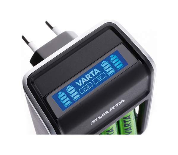 Зарядное устройство + аккумуляторы Varta LCD PLUG Charger AA 4 шт. 2100 ...