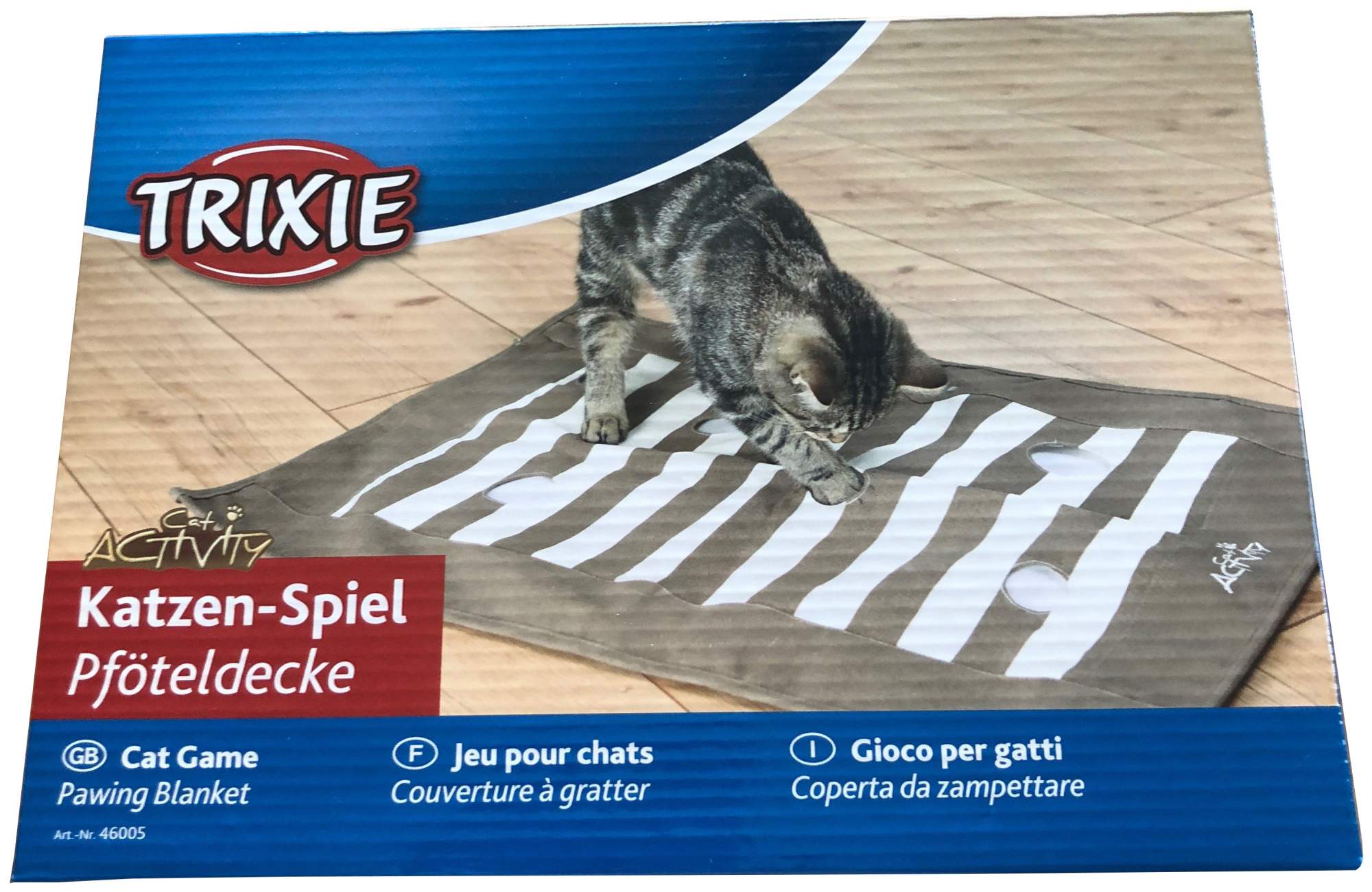 Коврик для кошек Trixie Cat Activity, размер 70×50см, коричневый / кремовый