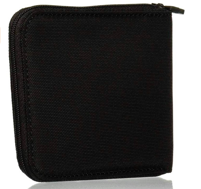 Бумажник Victorinox Tri-Fold Wallet, на молнии, черный, 31172601
