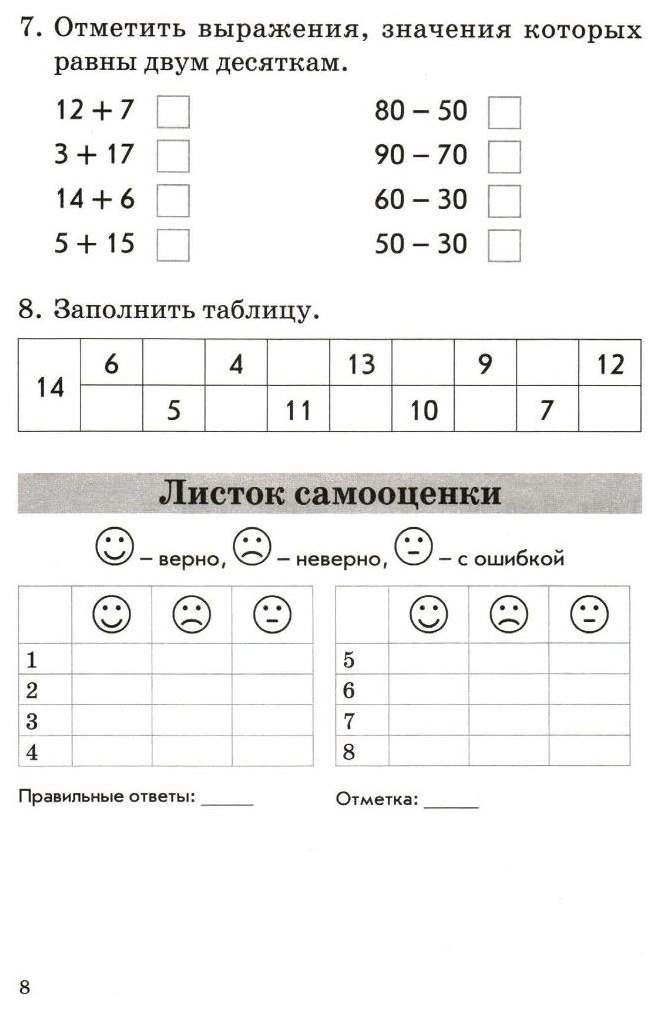 Математика, комплексная проверка Знаний Учащихся 2 класс (Фгос)