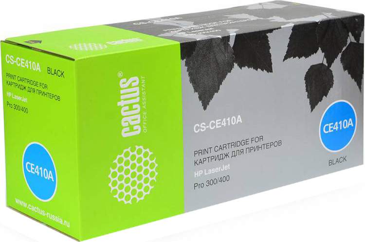 Картридж для лазерного принтера Cactus CS-CE410A черный