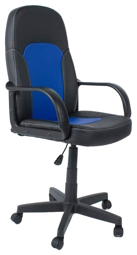 Кресло руководителя TetChair Parma, синий/черный