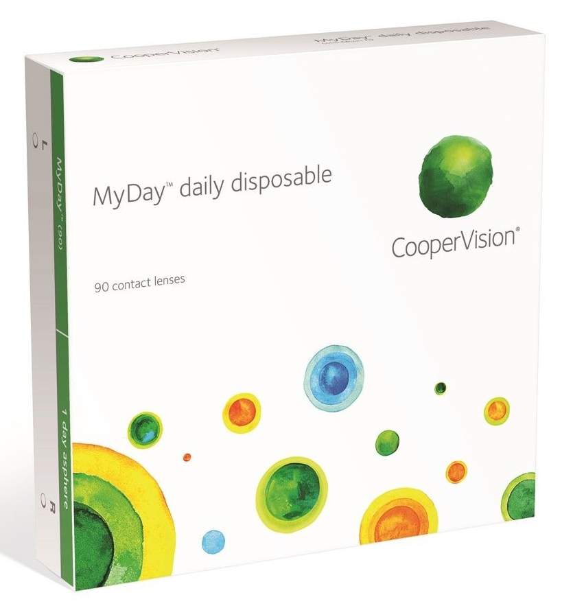 Контактные линзы MyDay Daily disposable 90 линз R 8,4 -1,00