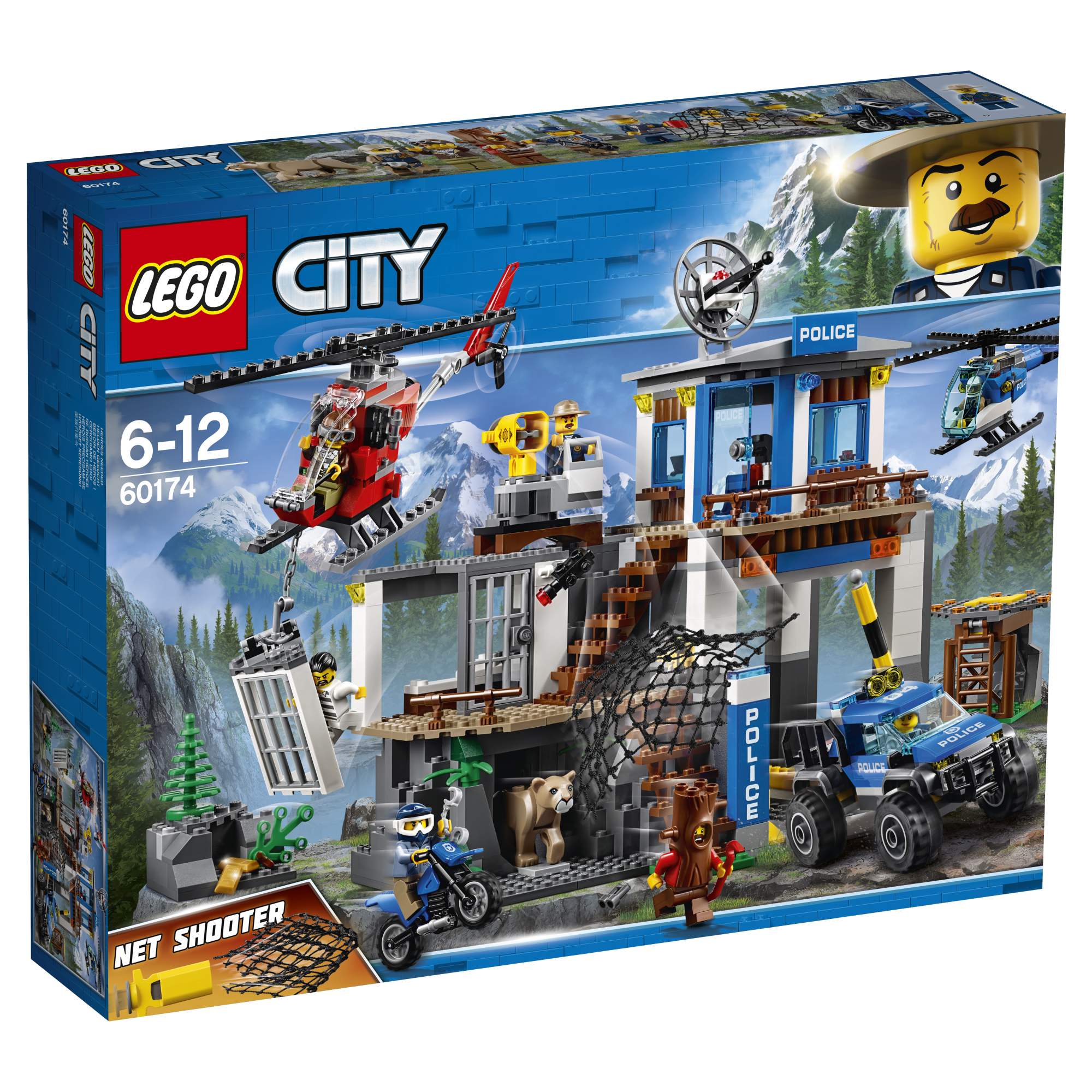 Конструктор LEGO City Police Полицейский участок в горах (60174)