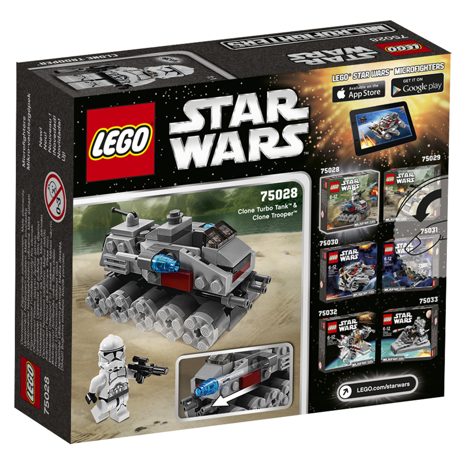 lego star wars 75028 clone turbo tank