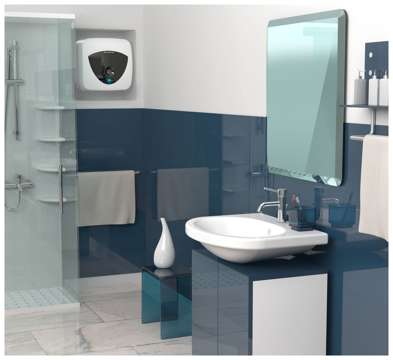 Водонагреватель накопительный Ariston ABS ANDRIS LUX 30 white, купить в ...