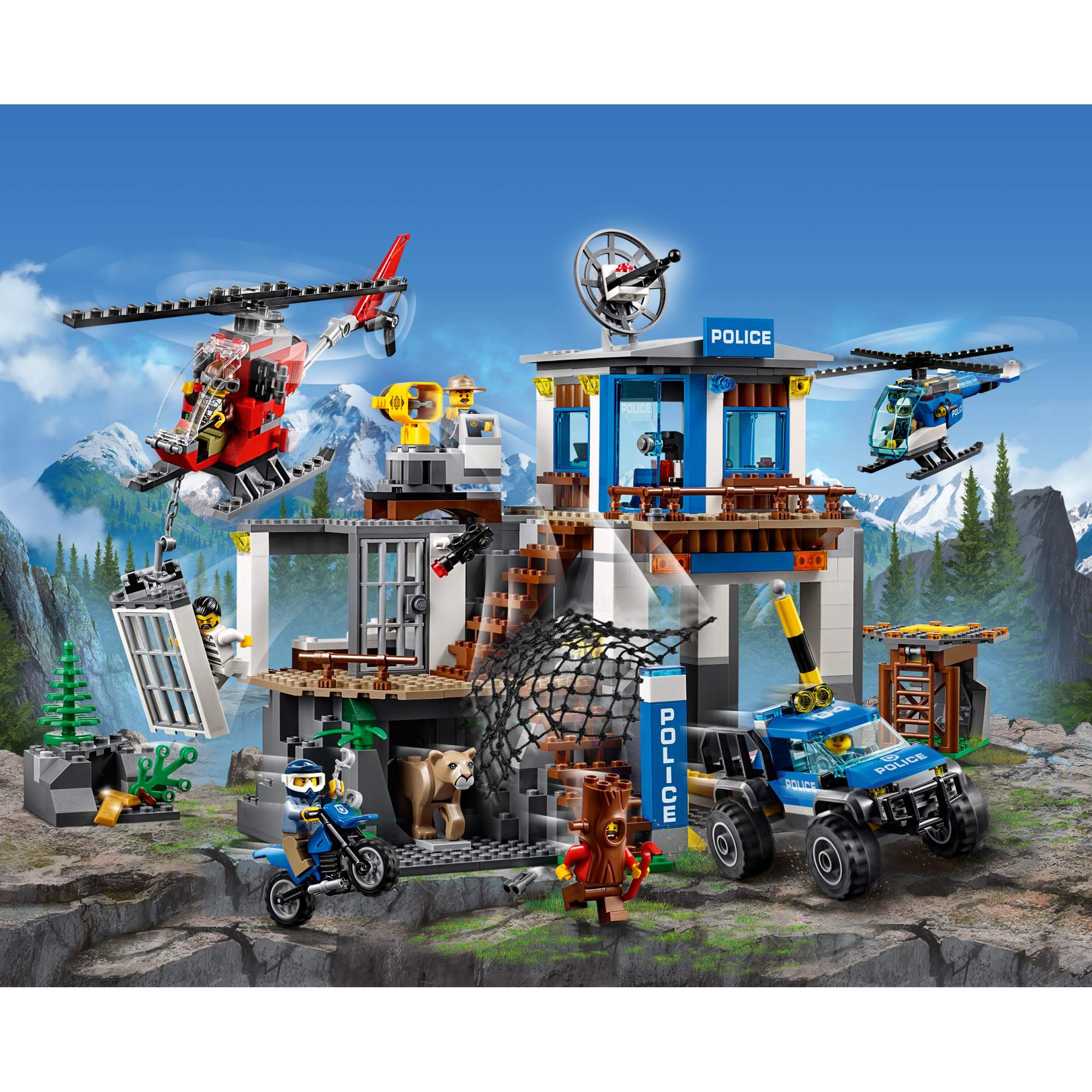 Lego city mountain police sale