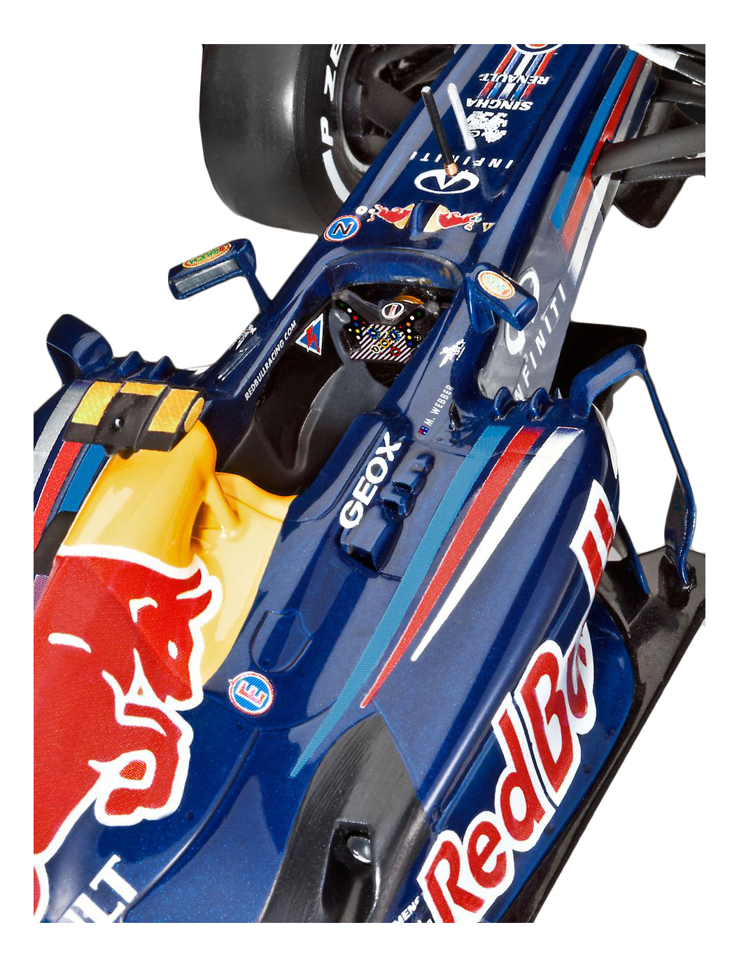 Гоночный автомобиль f1 red bull racing rb7(уэббер) – характеристики на  Мегамаркет