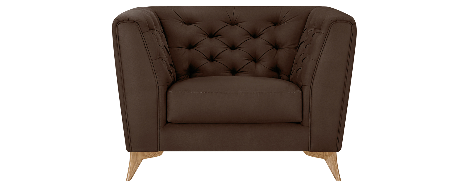 Кресло D1 furniture Честер AAA41220003, коричневый