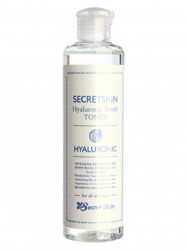 Купить тонер для лица Secret Skin Hyaluronic Bomb Toner 250мл, цены на Мегамаркет | Артикул: 100024182538