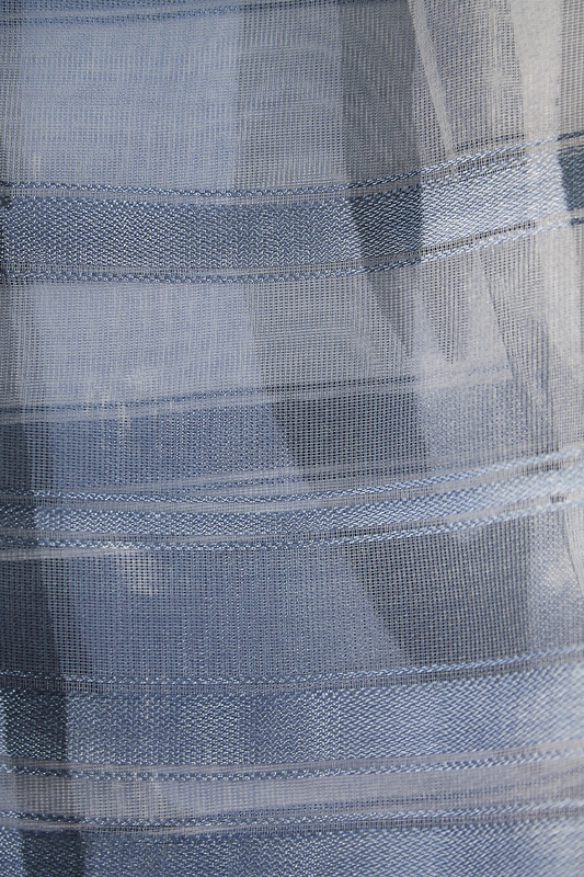 Шарф женский F.FRANTELLI P03516012-NV голубой, 35х160 см