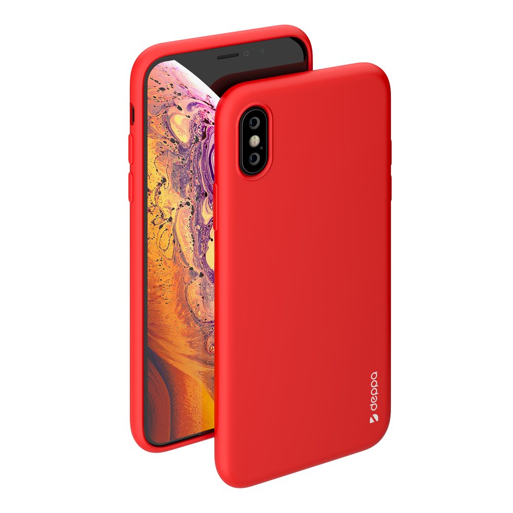 Чехол Deppa Gel Color Case для Apple iPhone X/XS Red, купить в Москве, цены  в интернет-магазинах на Мегамаркет