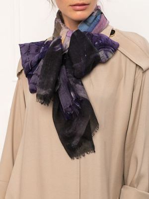 Палантин женский Eleganzza J43-13753 фиолетовый, 180х70 см