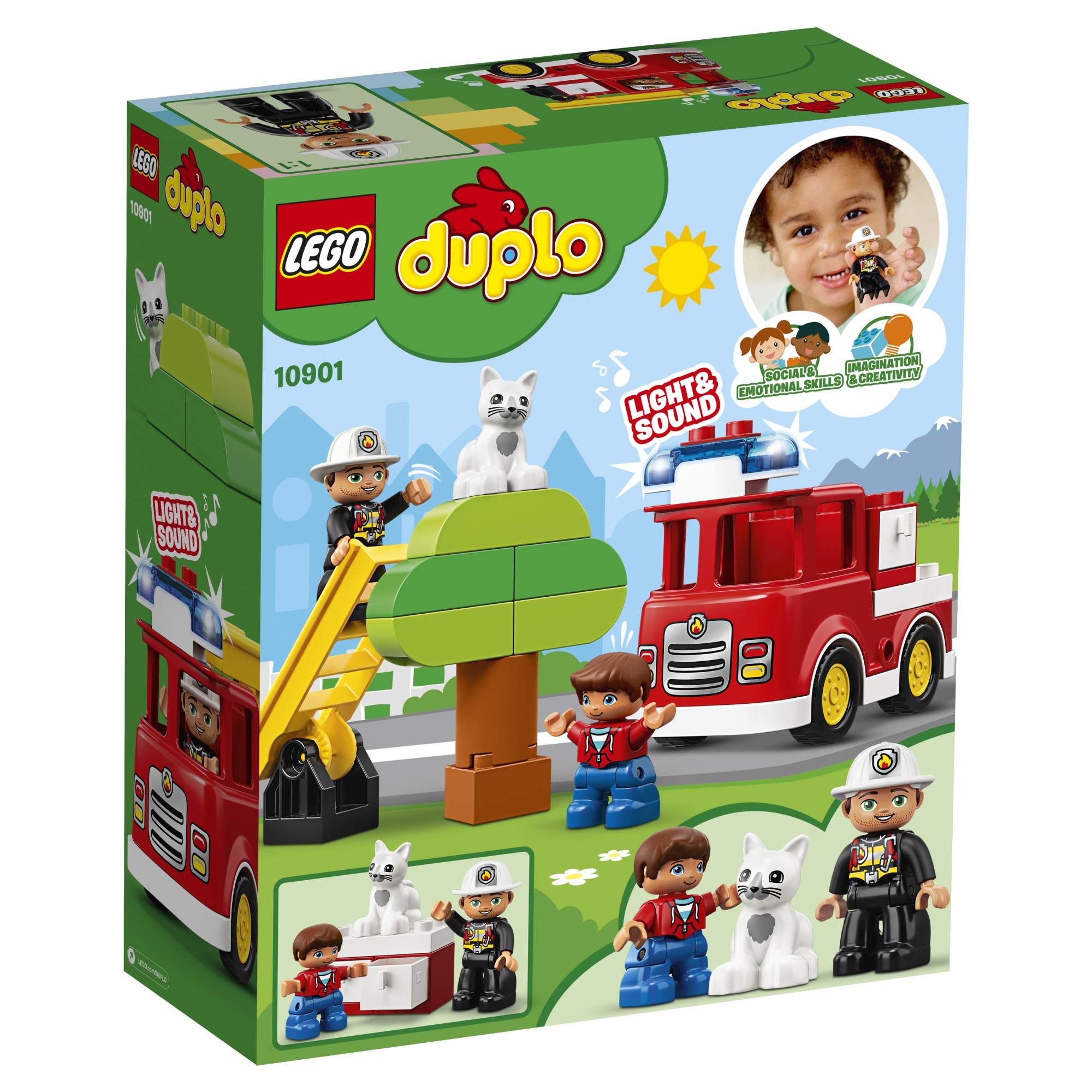 Отзывы о конструктор LEGO DUPLO 10901 Пожарная машина - отзывы покупателей  на Мегамаркет | конструкторы LEGO 10901 - 100024215838