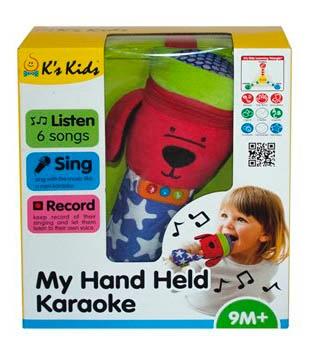 Мягкая музыкальная игрушка-караоке K's Kids Патрик