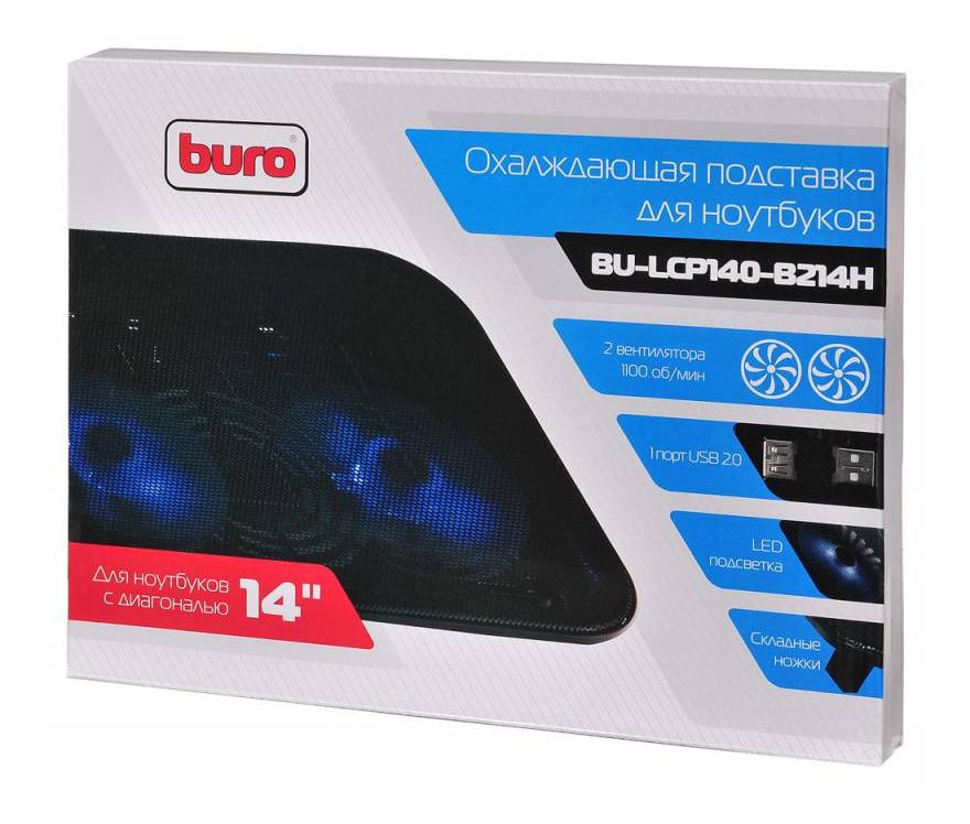 Подставка для ноутбука BURO BU-LCP140-B214H