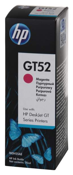 Чернила для струйного принтера HP GT52 (M0H55AE) пурпурные, оригинал