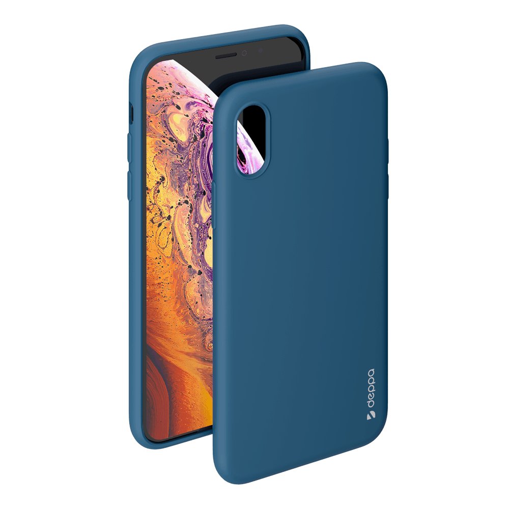 Чехол Deppa Gel Color Case для Apple iPhone X/XS Blue – характеристики на  Мегамаркет