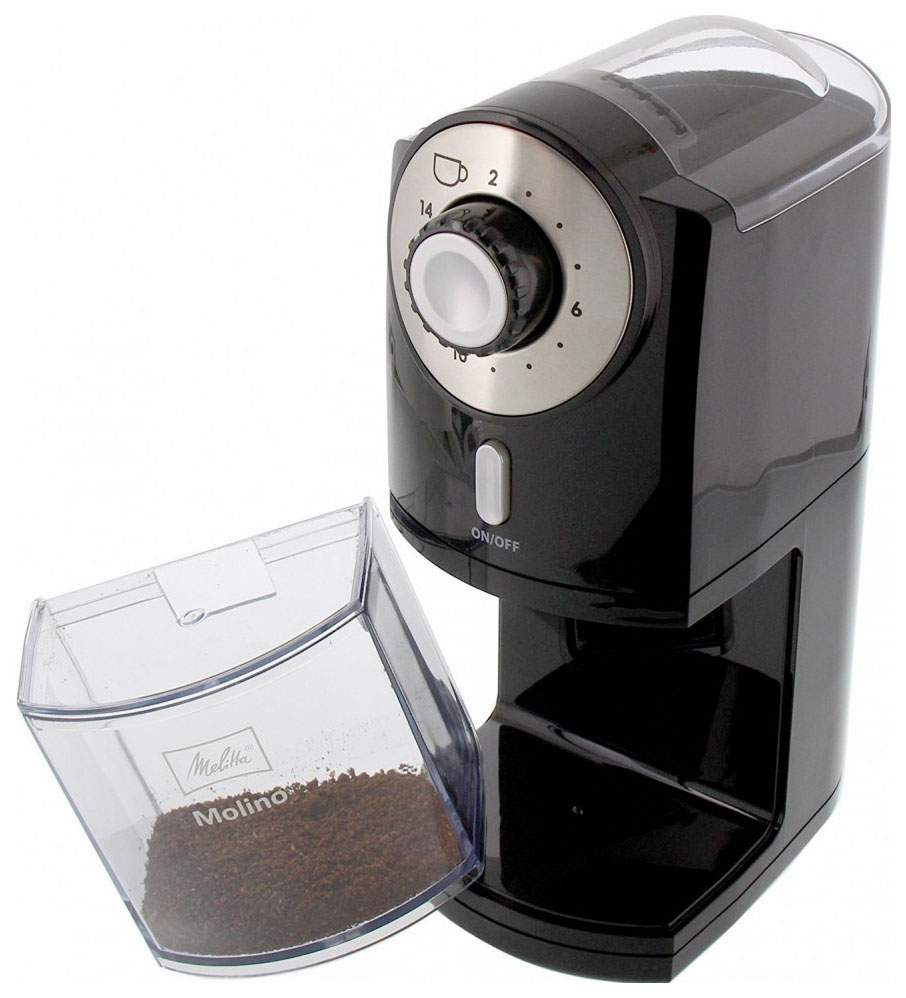 melitta molino electric burr coffee grinder