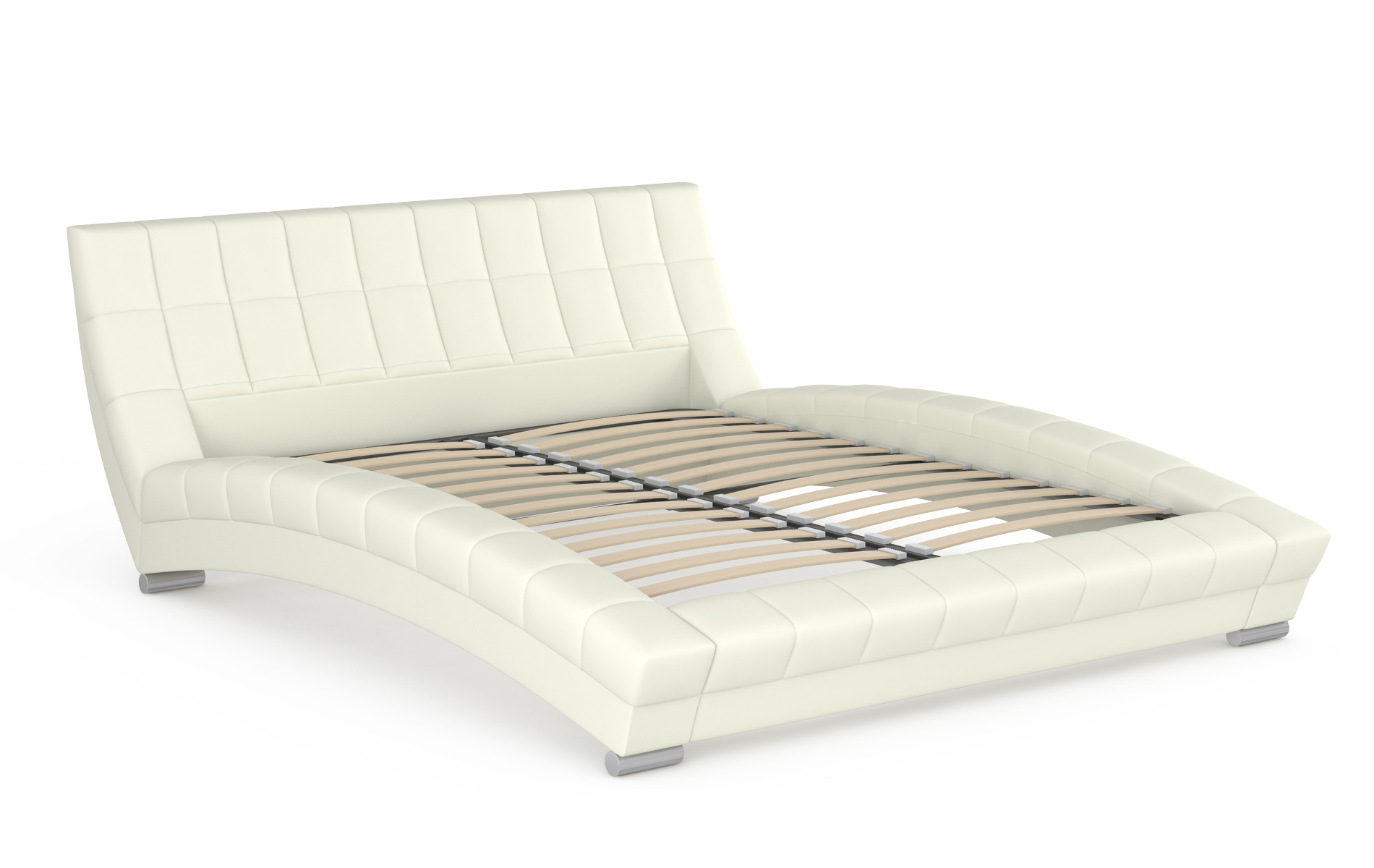 Кровать интерьерная Mobi Оливия 200х250х88 см, белый