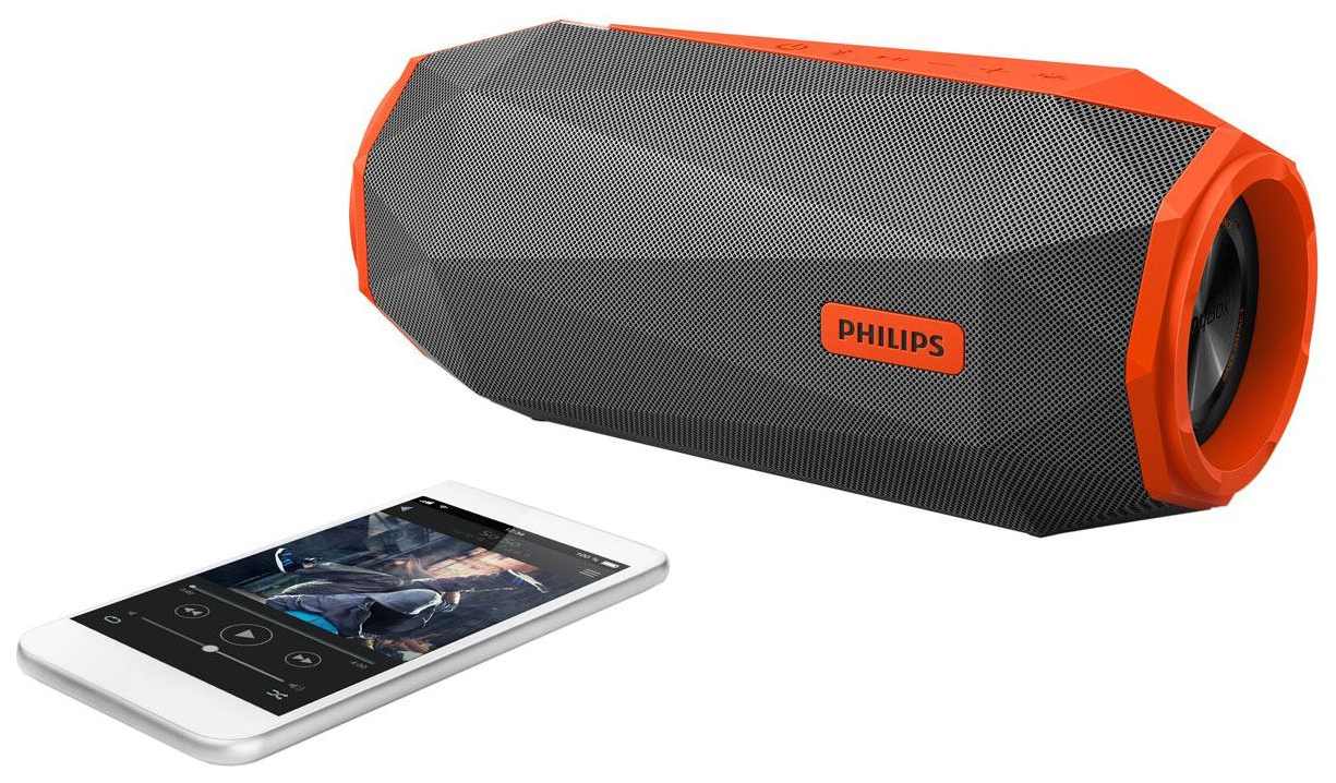 Портативная колонка Philips ShoqBox SB500 Orange/Black – купить в Москве,  цены в интернет-магазинах на Мегамаркет