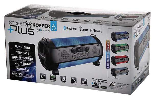 Портативная колонка Soundstream Street Hopper SH6P Black