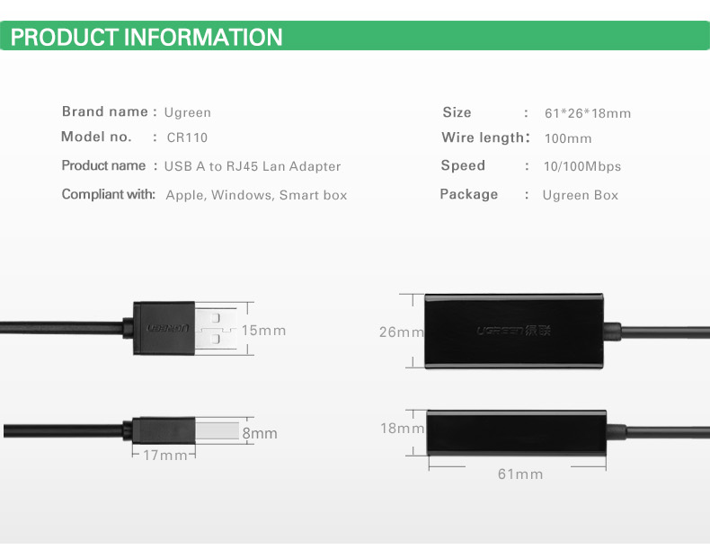 Ugreen usb lan. ARTX адаптер Ugreen. Ugreen 20w. Ugreen 36w. Ugreen ku101 (15226).