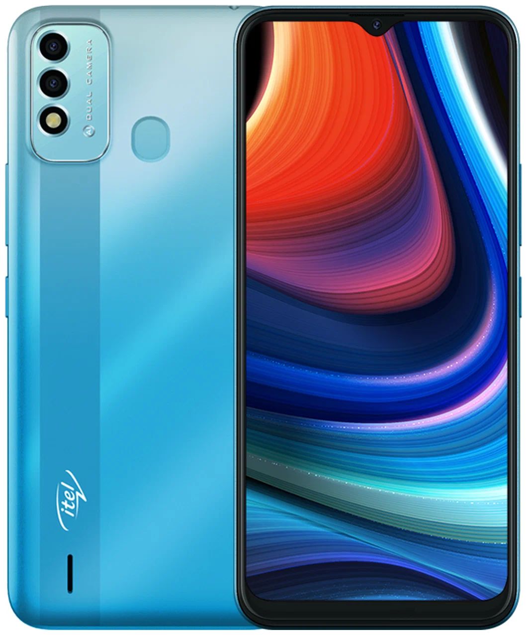 Смартфон Itel Vision 2S 2/32Gb (LP651) Gradation Вlue/синий – характеристики  на Мегамаркет