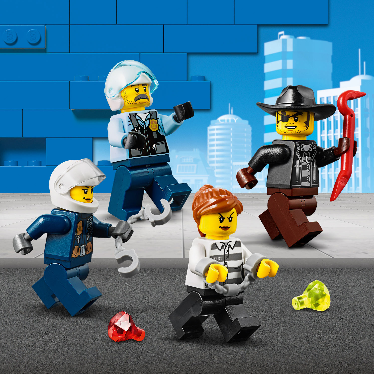 Конструктор LEGO City Police 60243 Погоня на полицейском вертолёте - купить  в Жираф, цена на Мегамаркет