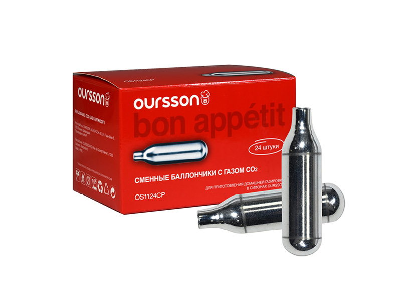 Баллоны для сифона Oursson OS1124CP/S Silver - купить в Москве, цены на Мегамаркет | 600005341924