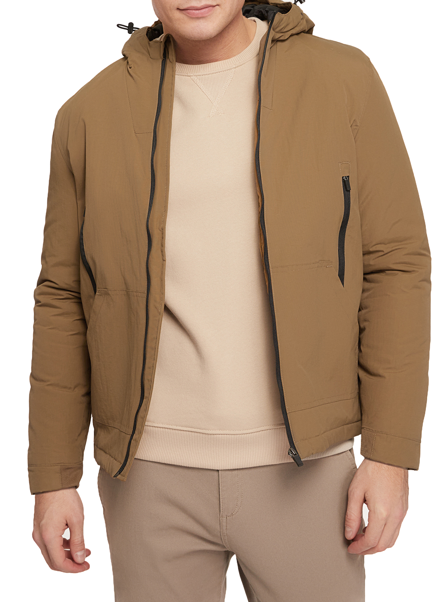 Куртка мужская oodji 1B515003M коричневая S