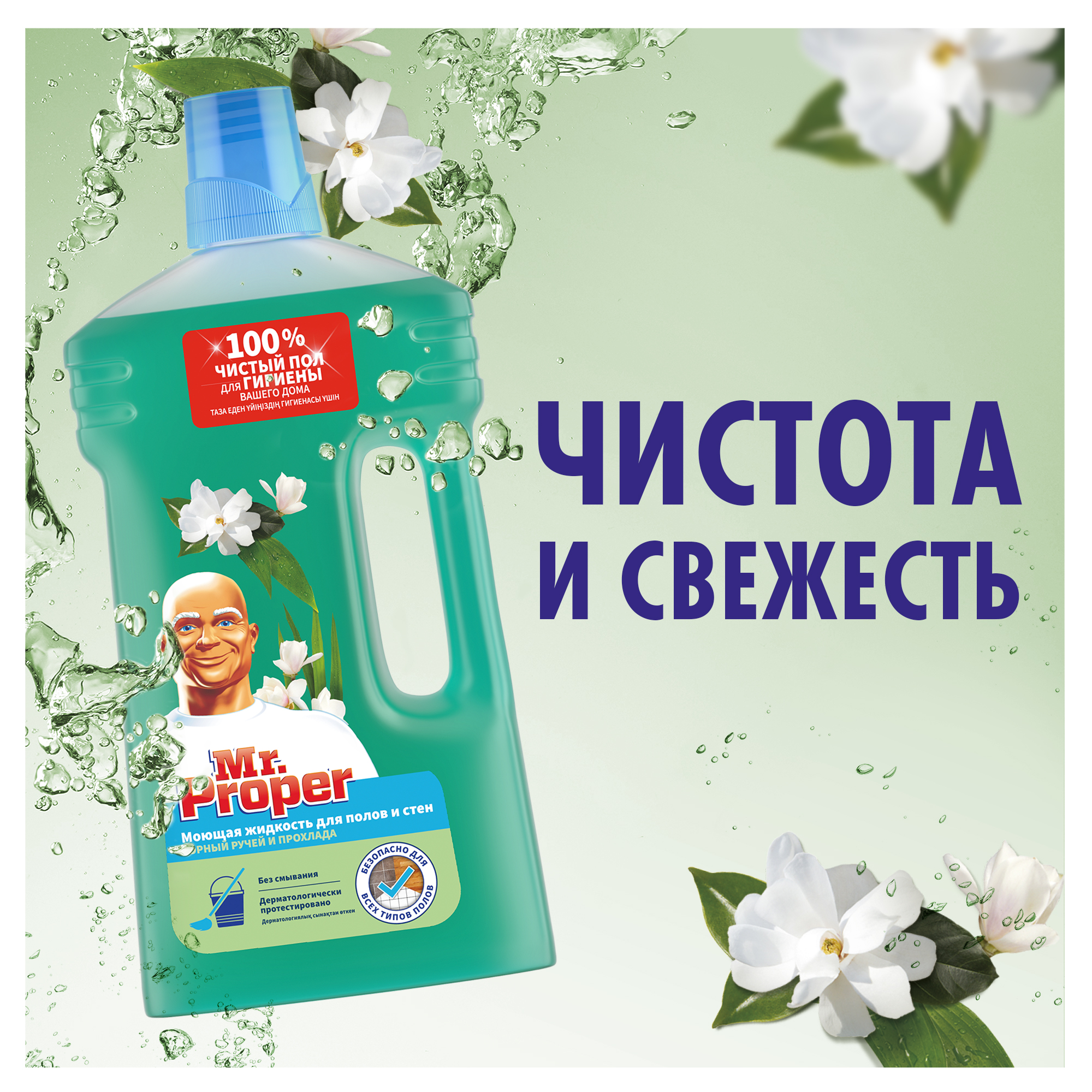 Средство моющее Mr.Proper Свежесть Ambi Pur Горный ручей и прохлада для  полов и стен 1л - отзывы покупателей на Мегамаркет | 100029930161